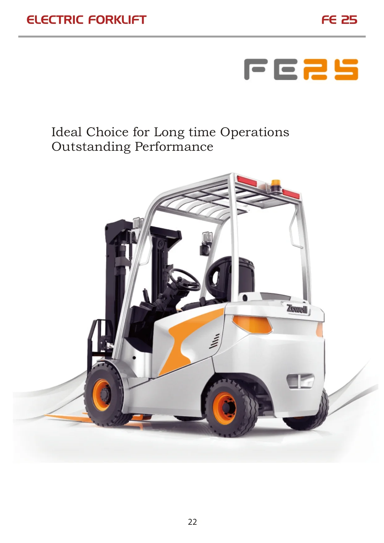 ELECTRIC FORKLIFT  FE 25