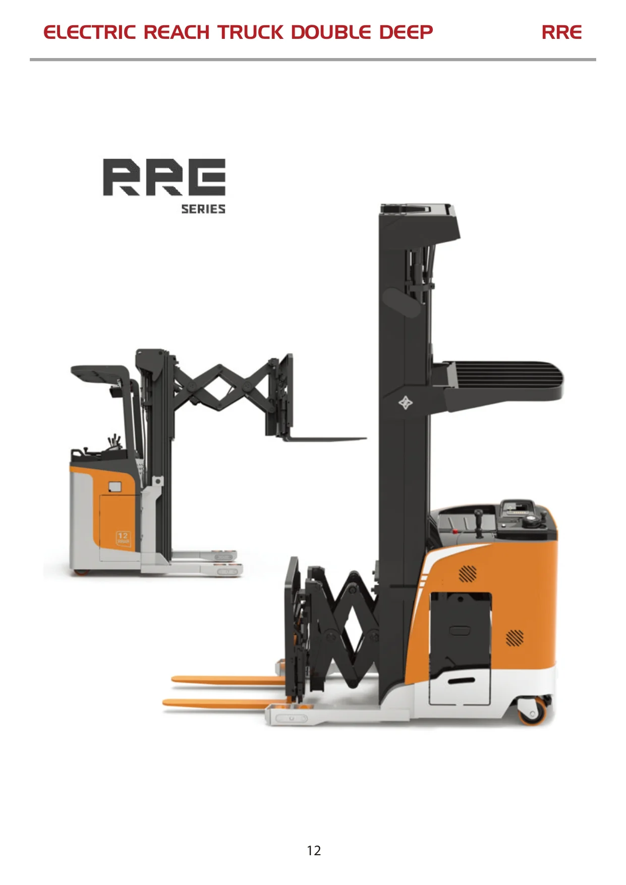 ELECTRIC REACH TRUCK DOUBLE DEEP  RRE